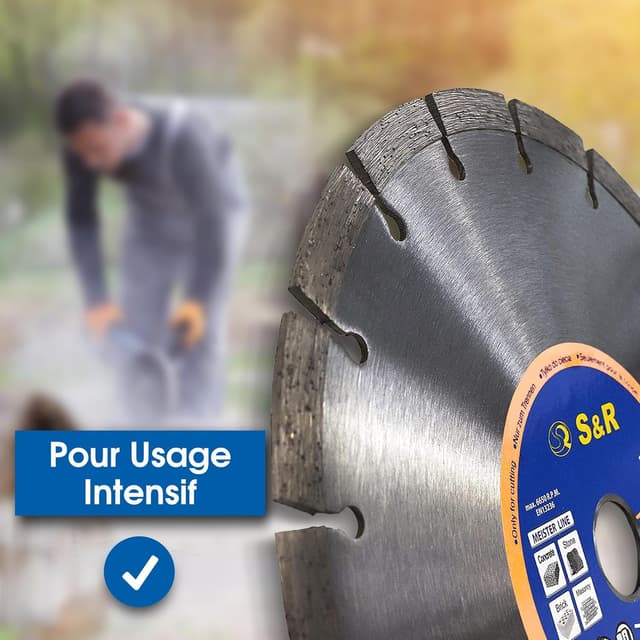 Thumbnail 3 de S&R Disque diamant 230 pour bĂ©ton đ