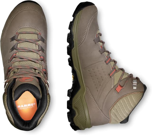 Detalle de Mammut Damen Nova IV Mid LTH Trekking- & Wanderschuhe mit Vibram-Außensohle und GORE-TEX