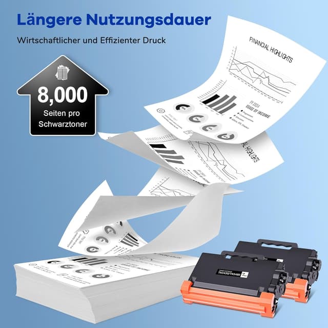 Detalle 1 de TN3480 TN3430 kompatibler Brother Toner 8000 S