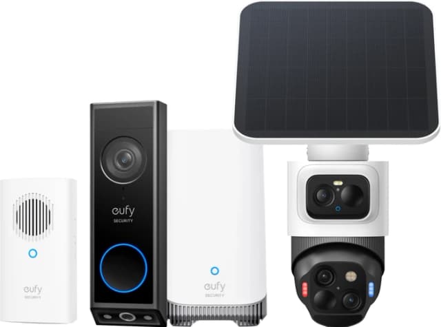 Thumbnail 33 de eufy eufyCam S4 + HomeBase 3 + Video Doorbell E340 + Chime – Sicherheits-Set für Garten und Vorgarten