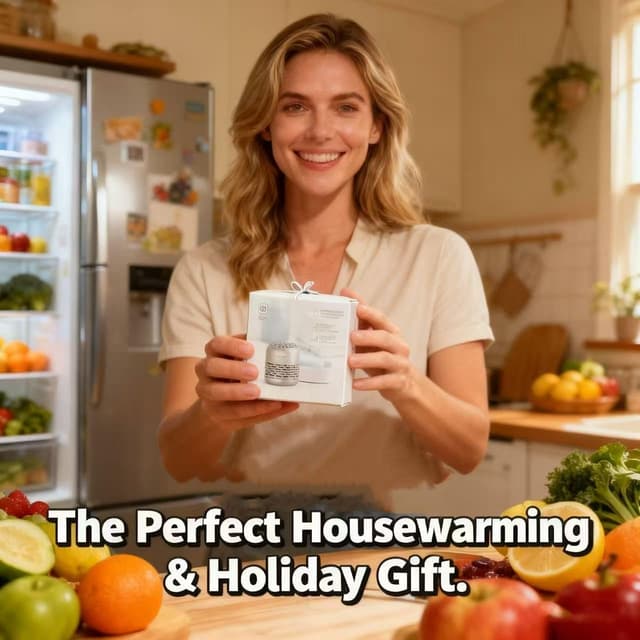 Thumbnail 4 de HOMIKE Kühlschrank-Deodorierer mit CH-CUT katalytischer Zersetzungs-Technologie (Edelstahl)