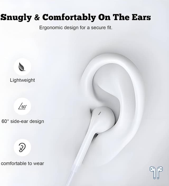 Thumbnail 6 de USB C Headphones 2-Pack Wired Earbuds