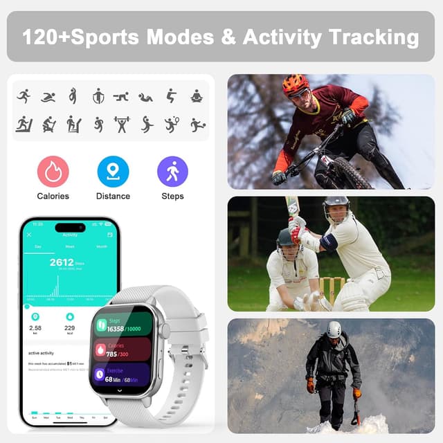 Detalle de MFVLP 1.85in AMOLED Smart Watch
