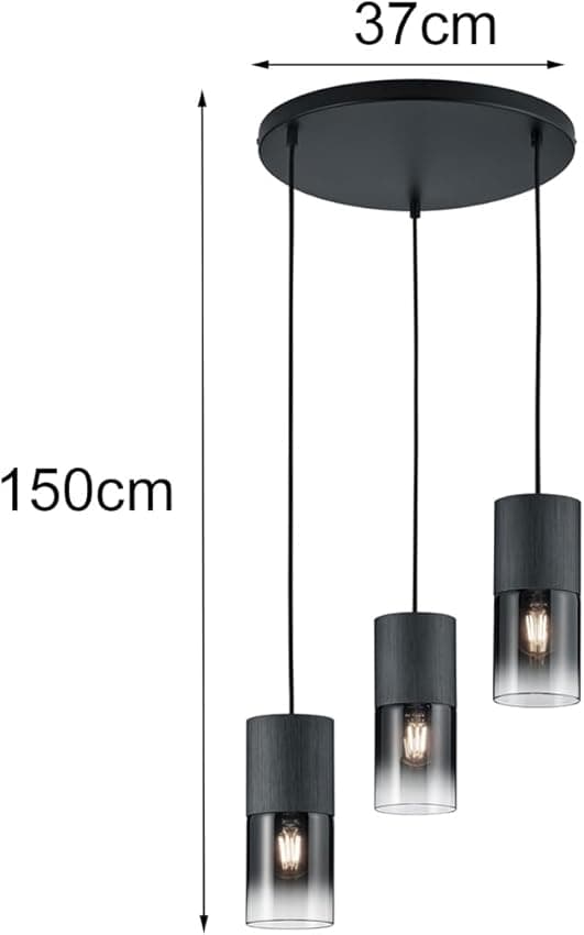 Thumbnail 6 de Trio Lighting 310600132 Robin lámpara techo colgante 1xE27 🛋