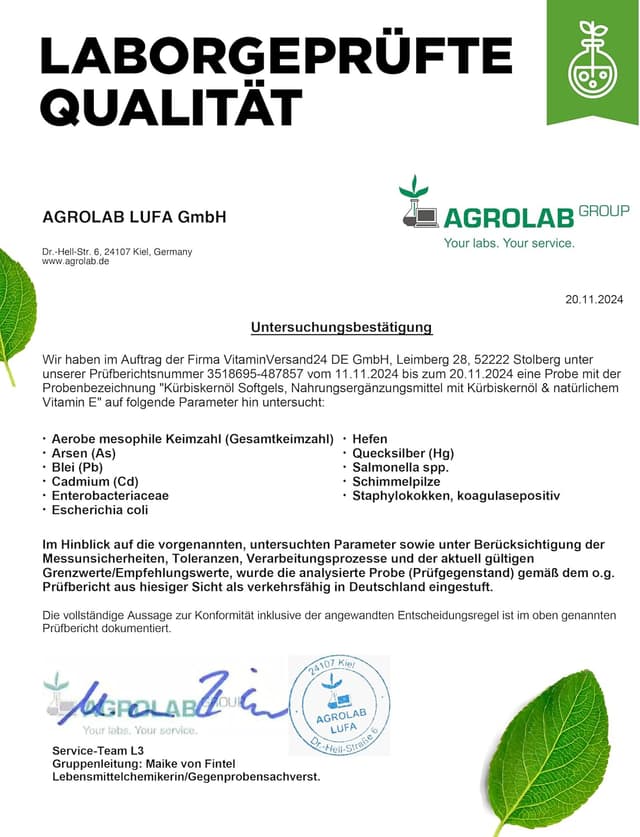 Thumbnail 6 de vit4ever Kürbiskernöl 420 Kapseln