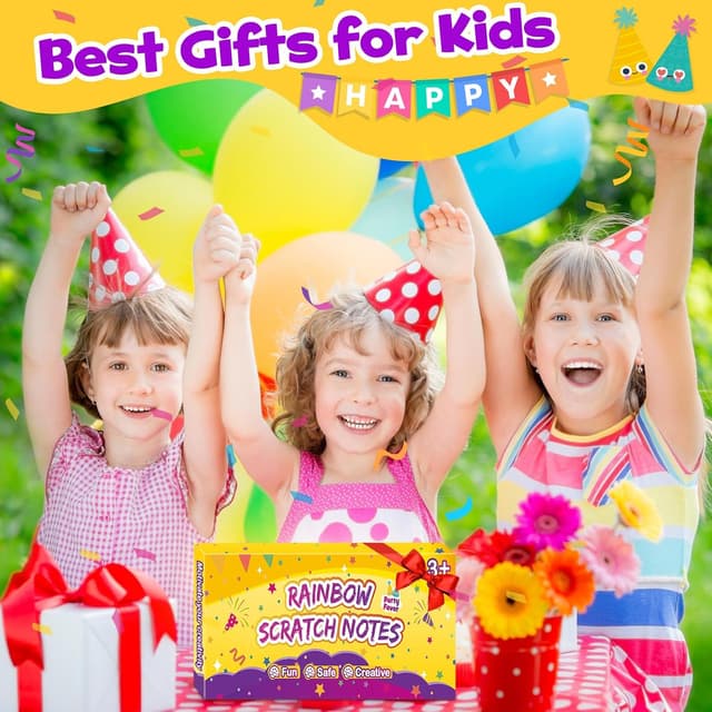 Thumbnail 3 de LIKYMO Scratch art party fillers 240 pcs