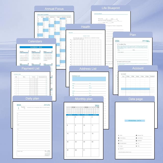 Detalle de Holderzyi agenda académica 2026 A5 día por página