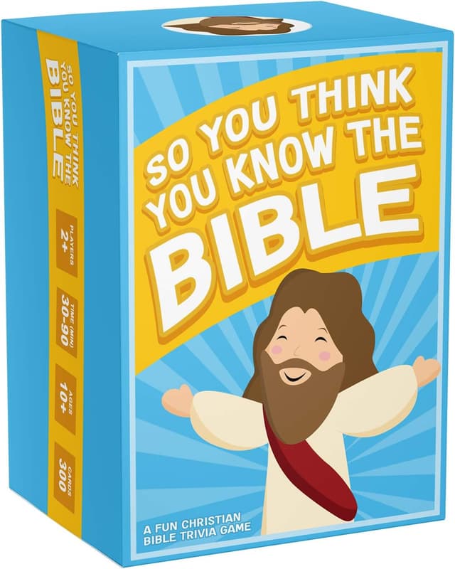 Detalle de So You Think You Know the Bible – Christian Trivia Game for Families, Fellowships & Bible Study