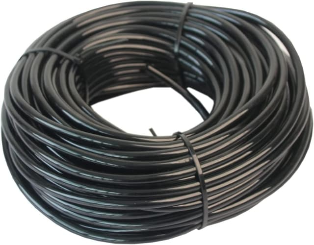 Detalle de Hydrogarden Micro tubo di irrigazione a goccia da 20 metri (I.D 4 mm / O.D 7 mm) per linea d’irrigazione in giardino
