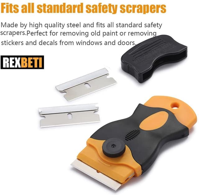 Detalle 2 de REXBETI 1400pcs razor blades, single-edge