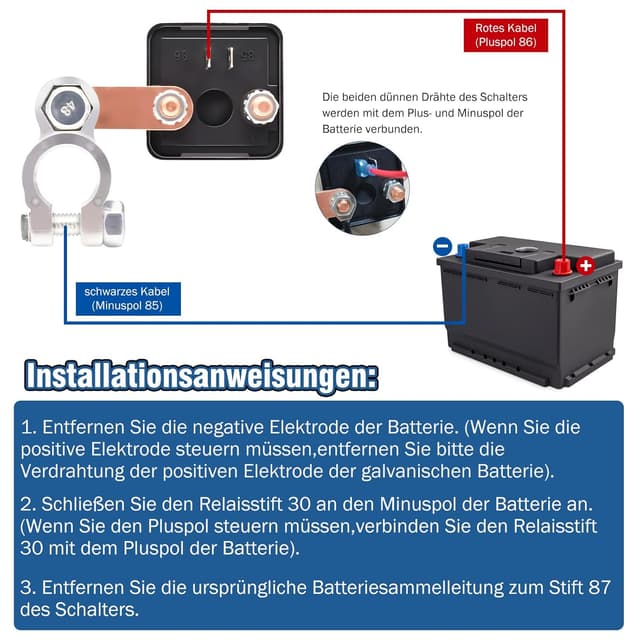 Thumbnail 3 de Coupe Circuit Batterie 12 V CC 200 A