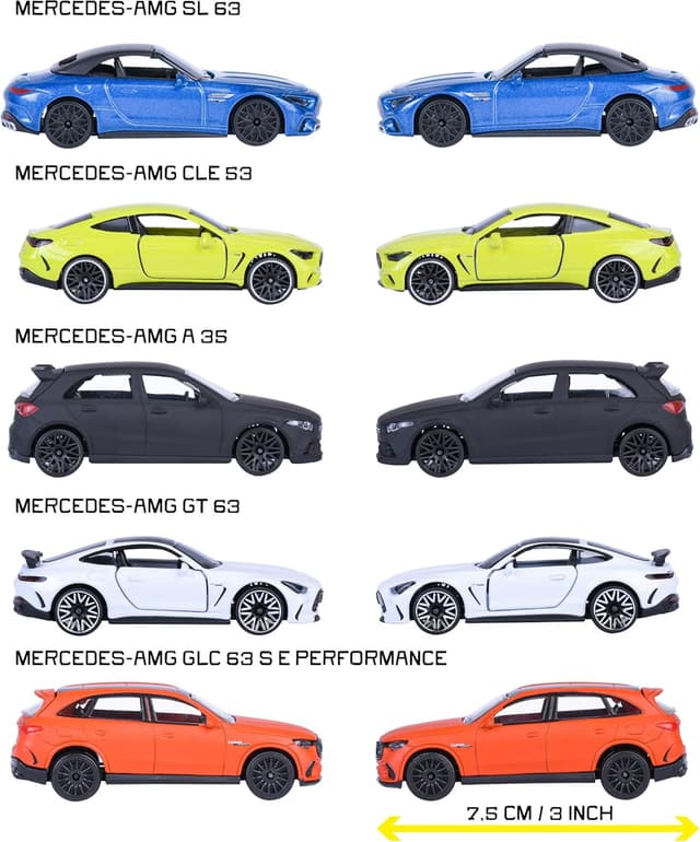 Detalle 2 de Mercedes-AMG Majorette Giftpack 5 pezzi