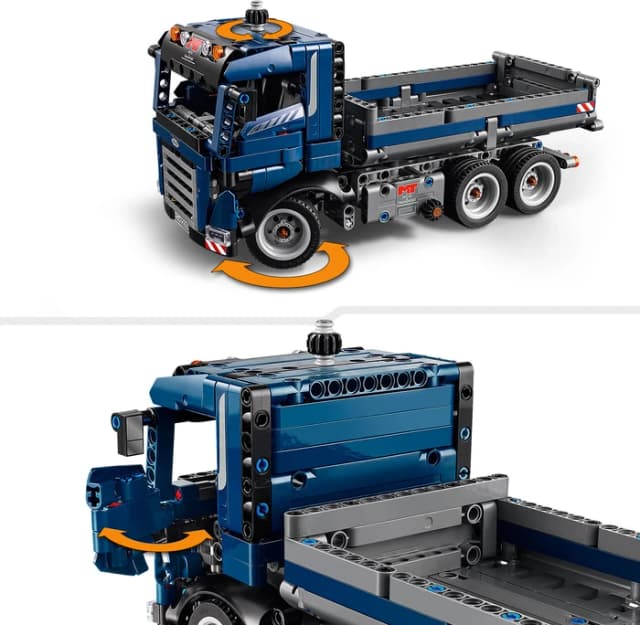 Detalle 2 de LEGO Technic Kipplaster 42203 (Lastwagen mit Kippmulde und Lenkfunktion)