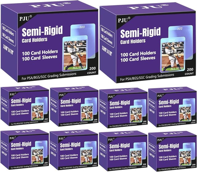 Thumbnail 6 de PJU 100 Ct Semi Rigids Card Holders