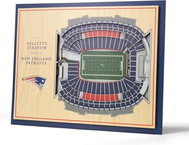 Detalle de YouTheFan NFL 5-Layer StadiumView Wall Art (17" x 13" )