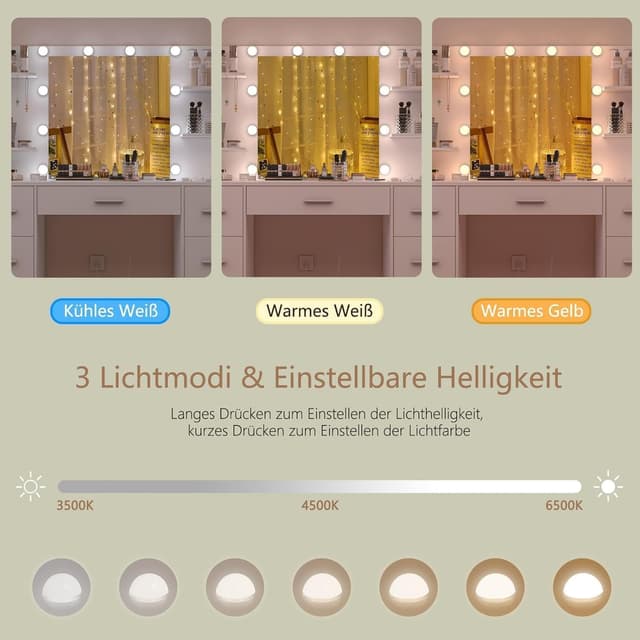 Thumbnail 4 de TEENFON Tocador de Maquillaje Grande