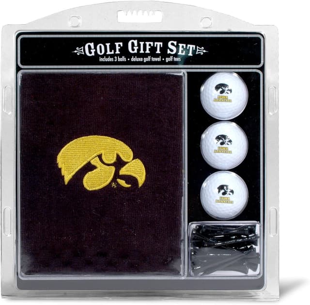 Detalle de Team Golf NCAA Gift Set Embroidered Golf Towel, 3 Golf Balls, and 14 Regulation Tees