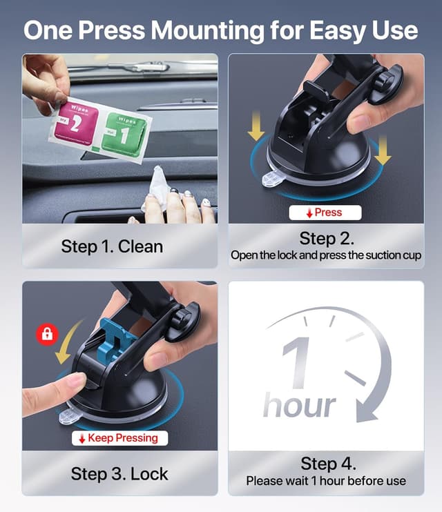 Thumbnail 4 de Miracase 2025 Car Phone Holder 360° rotatable