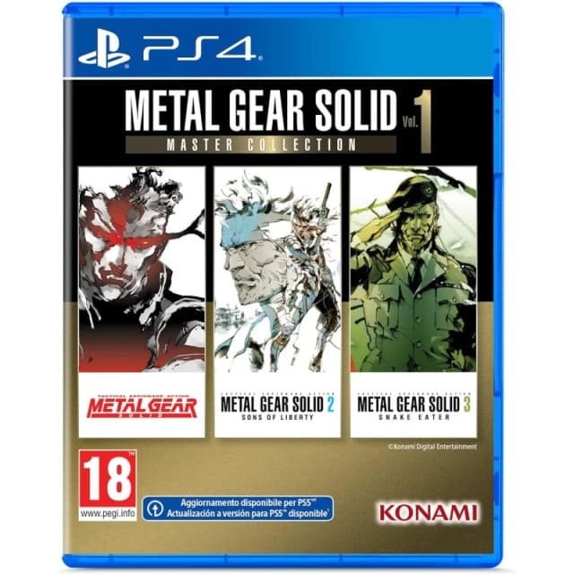 Detalle de Metal Gear Solid: Master Collection Vol.1 para PS4 (Konami)