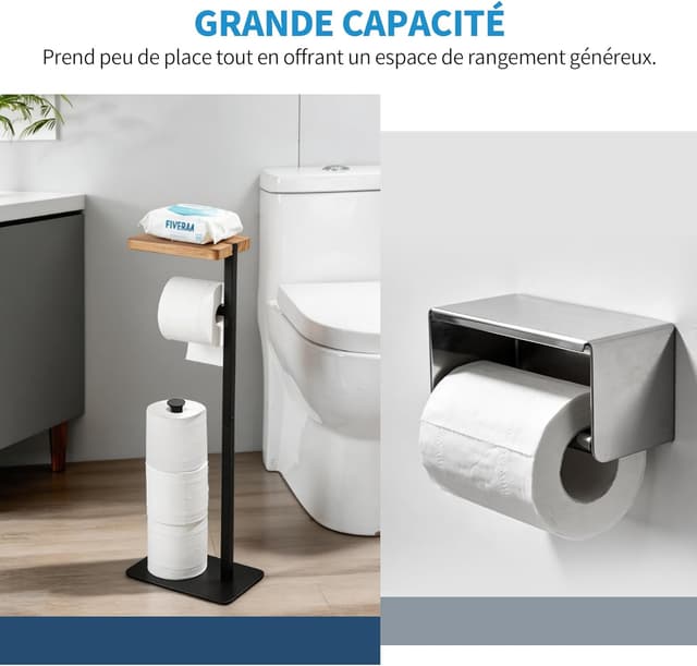 Detalle 1 de AIDILI porte papier toilette 4 rouleaux