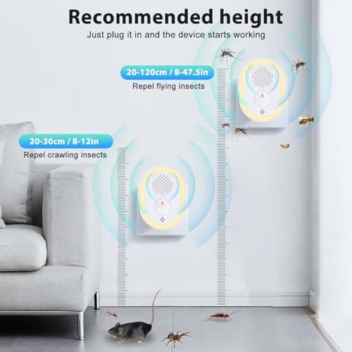 Thumbnail 6 de Répulsif ultrason moustique, anti-rongeurs, lot de 6