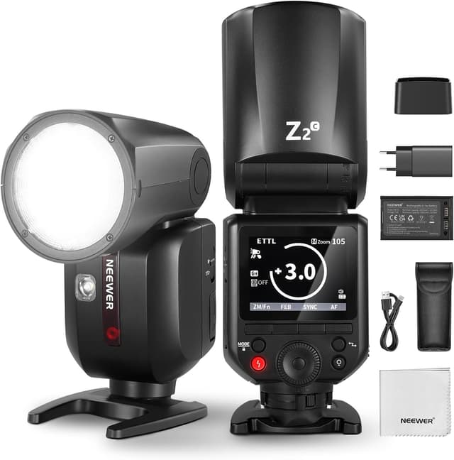 Detalle de NEEWER Z2-C flash TTL per Canon 7,4V