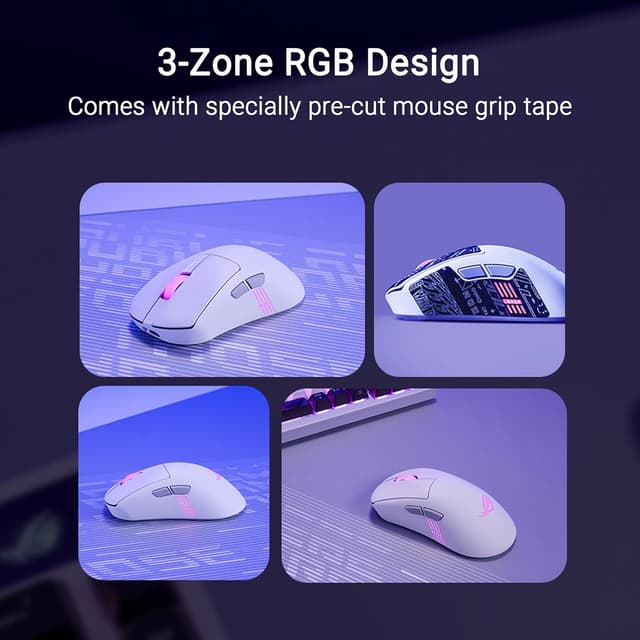 Thumbnail 2 de ASUS ROG Keris II Origin 65g Wireless Mouse