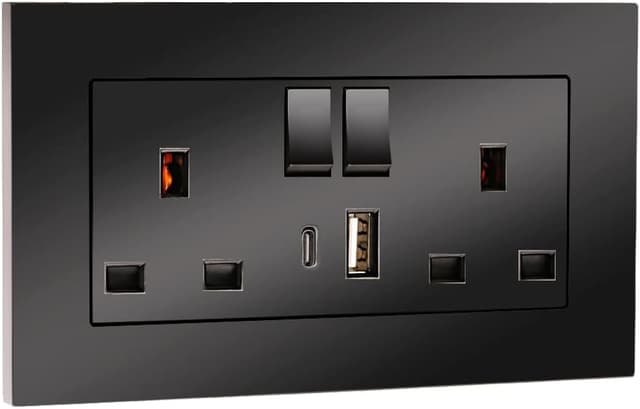 Thumbnail 5 de CNBINGO Double Switched Power Socket 13A