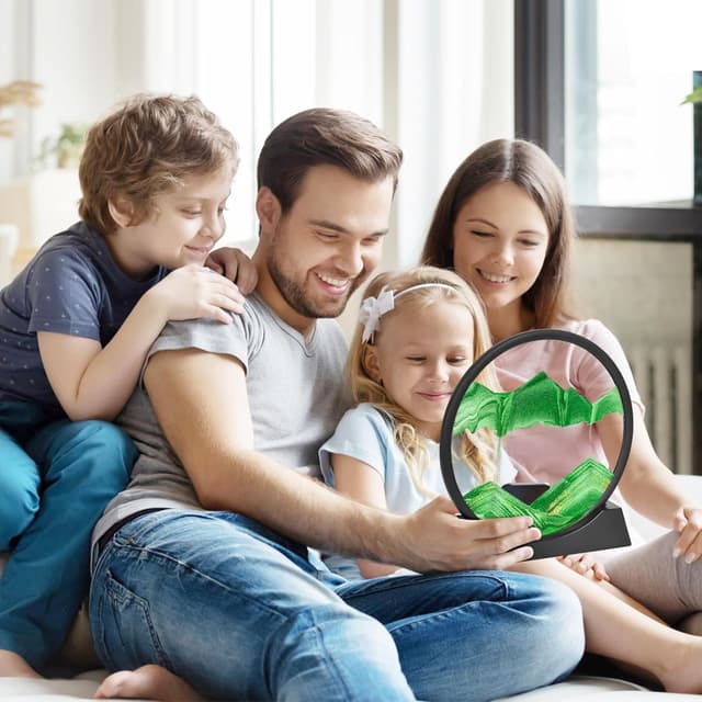 Thumbnail 8 de Wai Danie Cuadro de arena 3D Sandscape 🌊 Decoración única