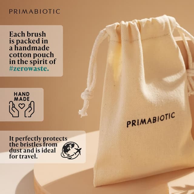 Thumbnail 4 de Primabiotic Cepillo de masaje corporal ecológico 🌿 con bolsa