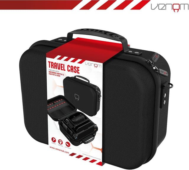 Detalle 1 de Venom Switch 2 Travel Case for Nintendo Switch 2