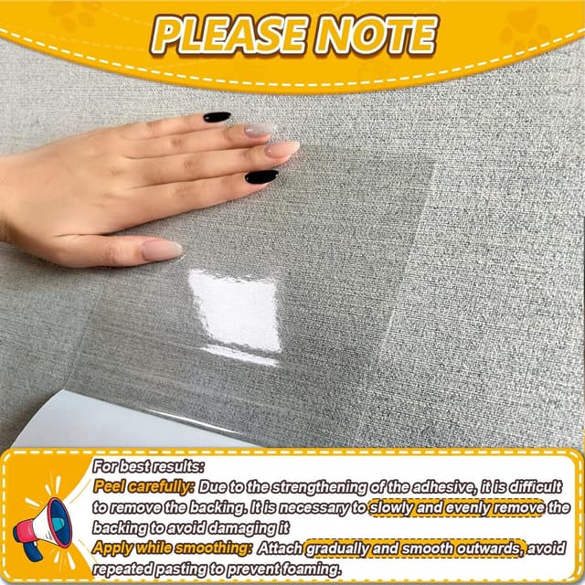 Thumbnail 2 de Protector Sofa Gatos Arañazo Transparente 12 piezas 🐾