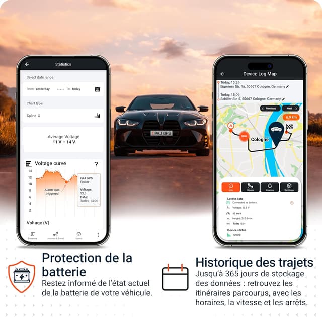 Thumbnail 2 de PAJ VEHICLE FINDER 4G traqueur GPS 365j