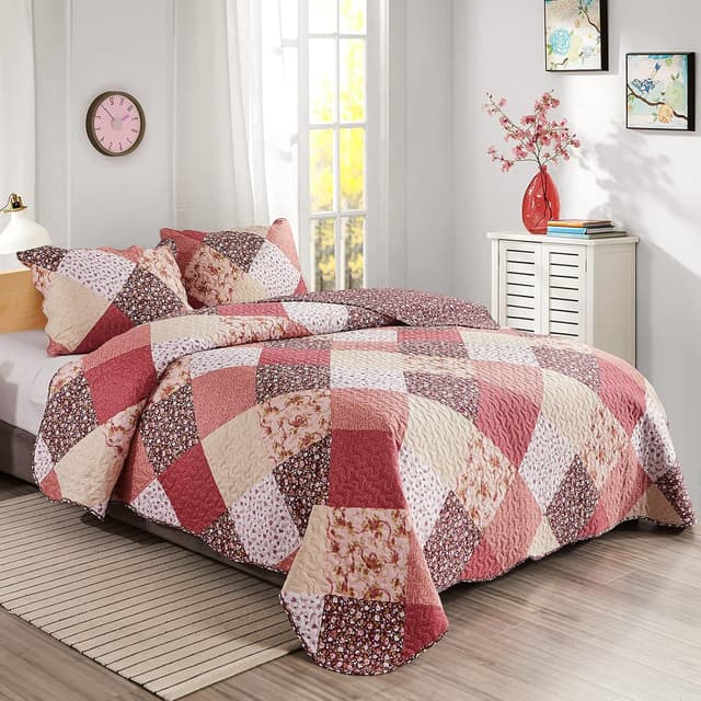 Imagen de Qucover Quilted Bedspread King Size 230x250cm en OfertitasTOP