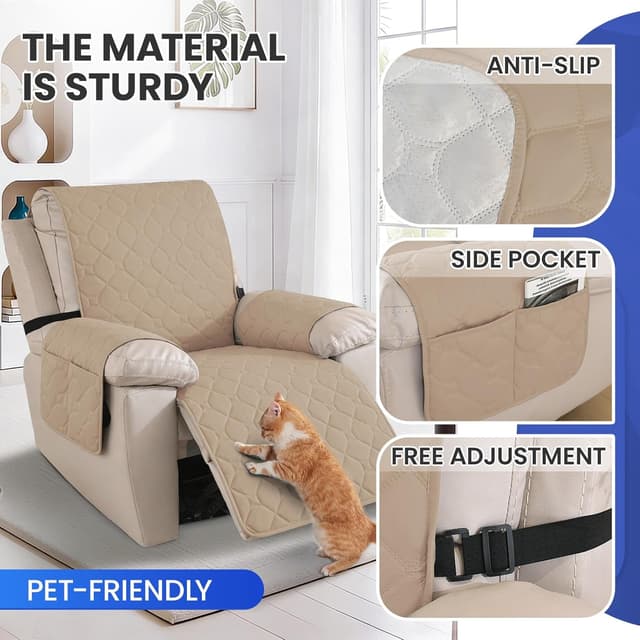 Detalle de Ystyle Copripoltrona relax 1 posto kaki