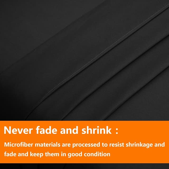 Thumbnail 6 de TAIMIT Twin Size Comforter Set (5-Piece) Bed in a Bag, Black Reversible Comforter with Sheets & Shams