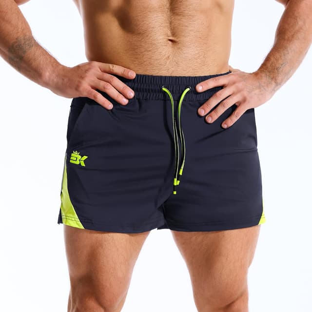 Thumbnail 6 de BROKIG LightArmor Gym Running Shorts for Men with Zip Pockets