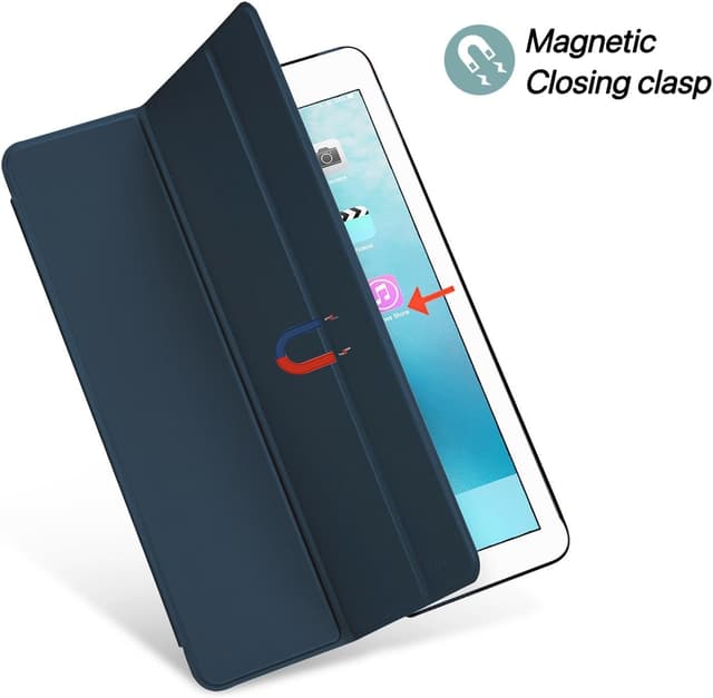 Detalle de Coque TXWLLIU pour iPad Air 10,5" (2019) et iPad Pro 10,5" (2017) – Bleu foncé, veille/réveil automatique