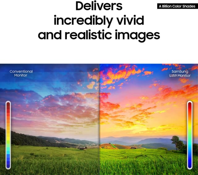 Detalle de Samsung 32" UJ59 Series 4K UHD (LU32J590UQNXZA) VA Panel Computer Monitor