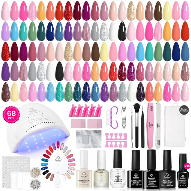 Thumbnail 6 de beetles UV Gel-Nagellack Set 68-teilig