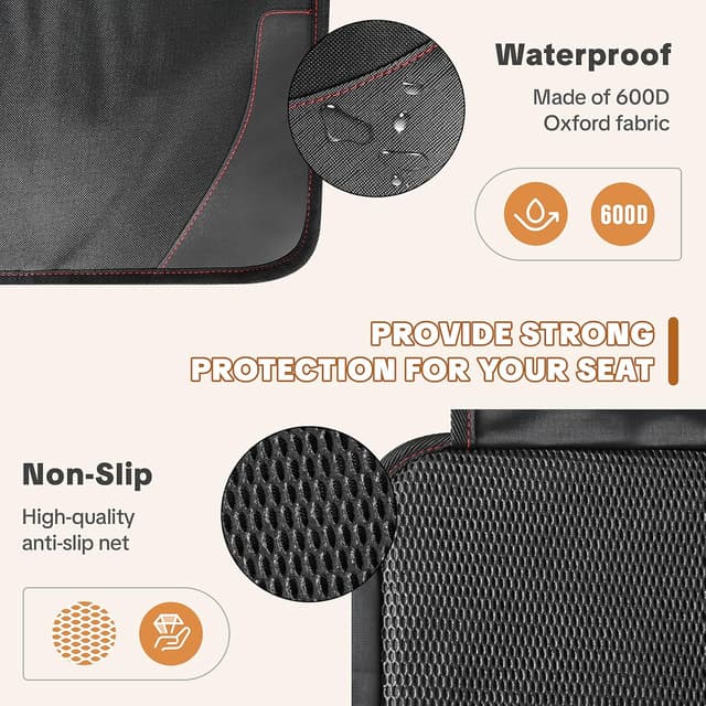 Detalle 2 de NWOUIIAY Autositzauflage 15 cm Schutz