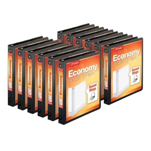 Detalle de Cardinal Economy 1" 3-Ring Binder, 225-Sheet Pack