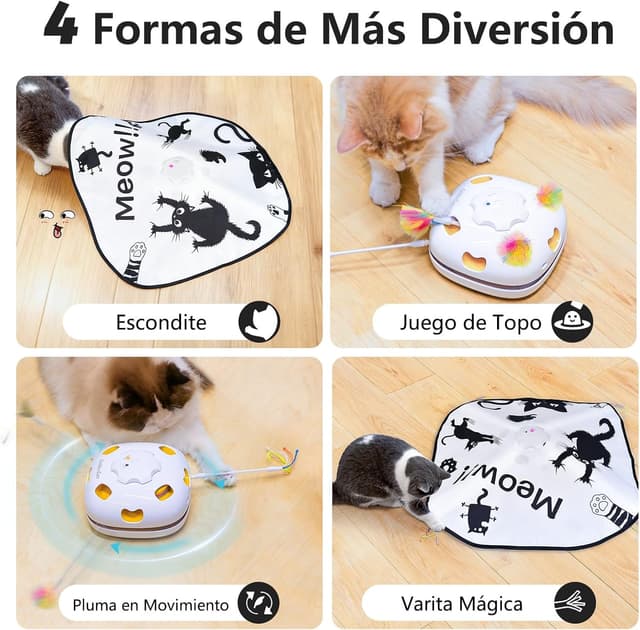 Detalle 2 de GoldenSun Juguete interactivo 4 en 1 recargable