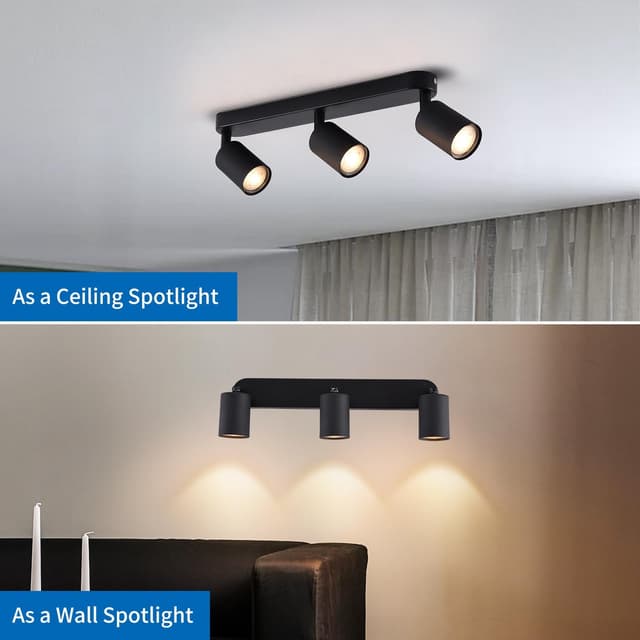 Thumbnail 5 de ANWIO Foco GU10 3 Focos Negro