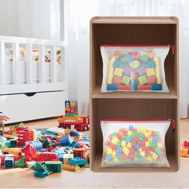 Thumbnail 4 de Plastic Wallets A4 Zipped Wallets 33.5 x 24cm