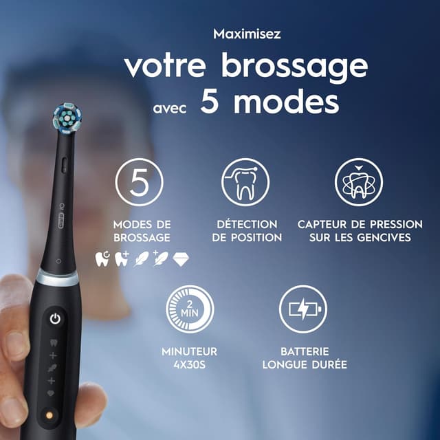 Thumbnail 2 de Oral-B iO 5 brosse électrique 1 semaine 🪥