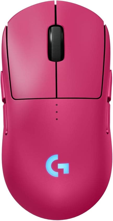 Detalle de Logitech G PRO 2 ratón gaming 44.000 DPI rosa