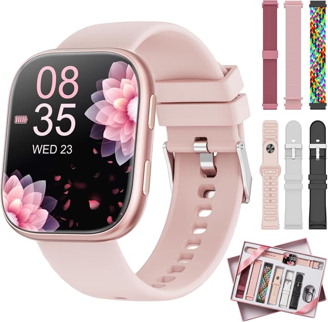 Detalle de Mingtawn 7 1.83" HD Smart Watch with Interchangeable Bands, Bluetooth Call & Health Monitoring