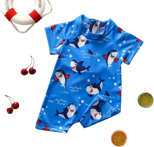 Detalle de HAGOT maillot de bain enfant bébé garçon une pièce à zip avec protection UV