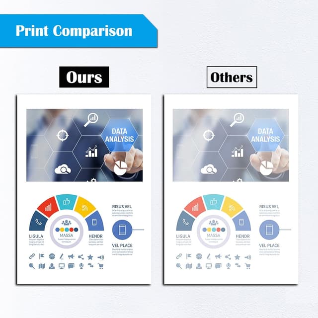 Detalle de TOPRINT E104 flacone inchiostro compatibile 4 colori per stampanti serie ET-2710/ET-4800